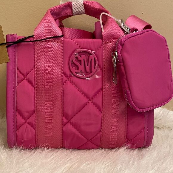 NWT Steve Madden Crossbody Bag w/ AirPod Case - Pink - Picture 7 of 10